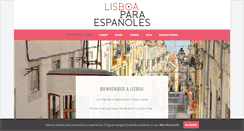 Desktop Screenshot of lisboaparaespanoles.com